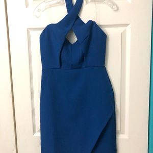 NWT Women’s Boutique Dress With Criss Cross Top.